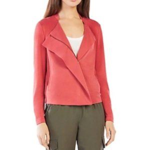 BCBG MAXAZRIA Stanley Jacket In Pomegranate Sz XXS